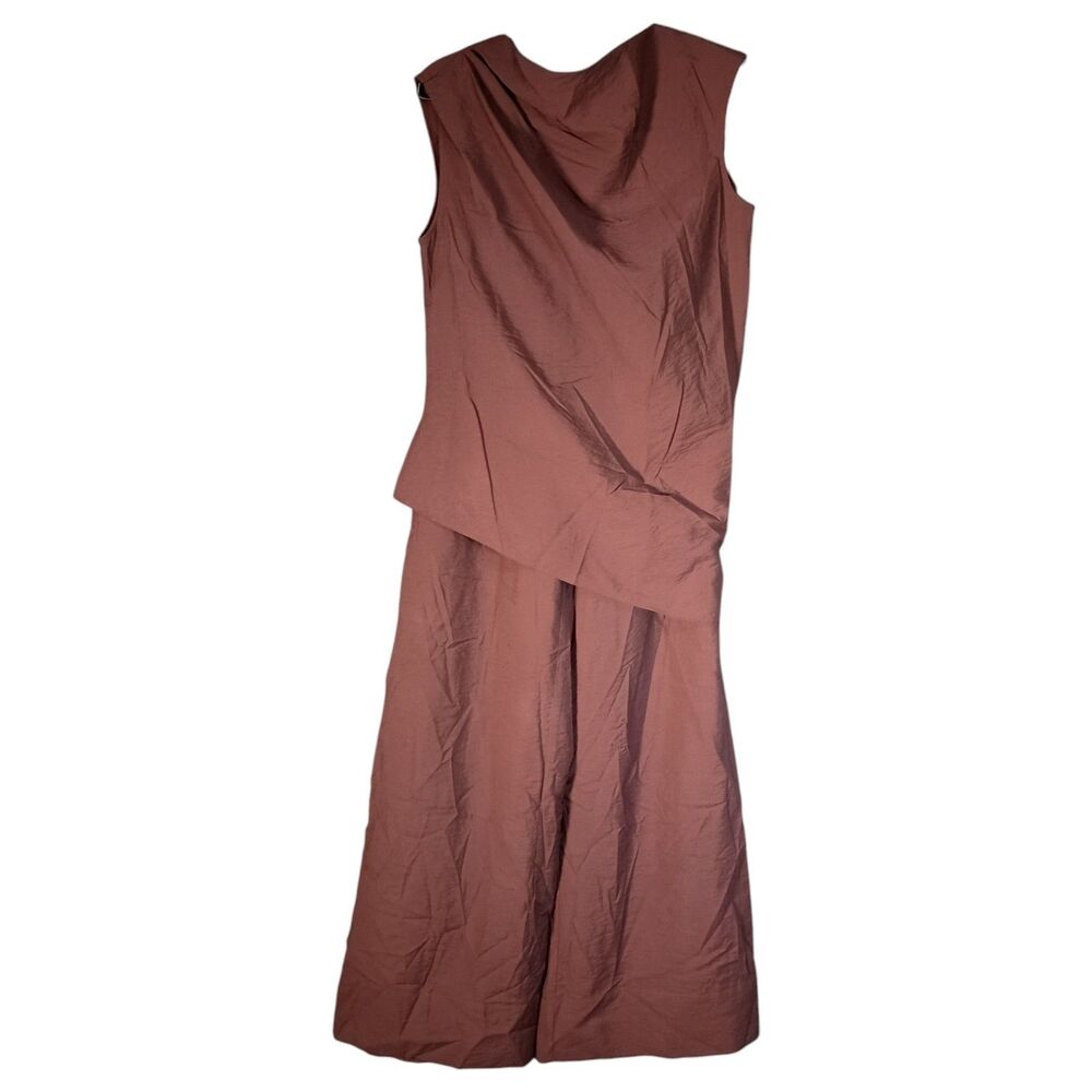 Viktoria Chan Top Pant Wide Leg 2 Piece Set Womens XS Limited Edition Modal Silk